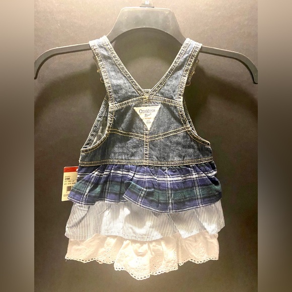 Oshkosh Overall Dress size 24mths NWT - Picture 2 of 11